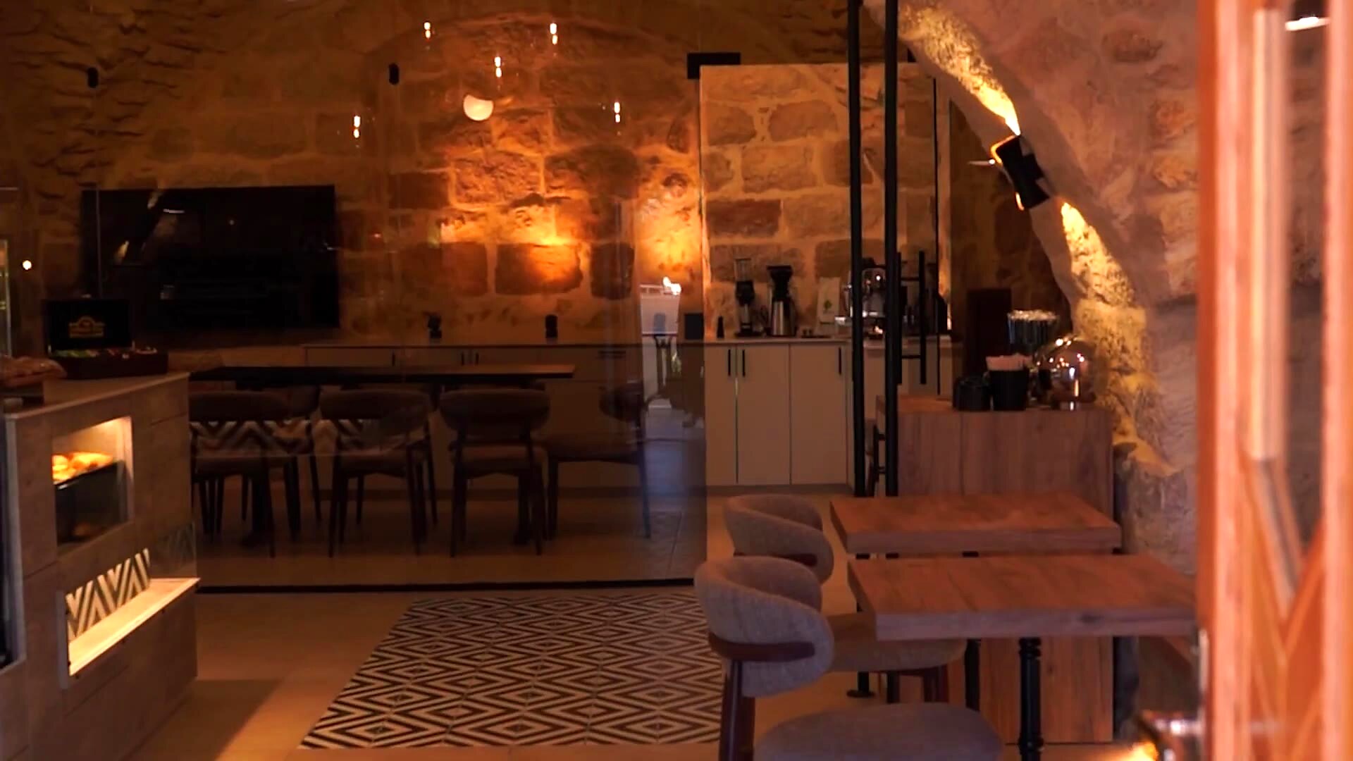 Stone arch interior